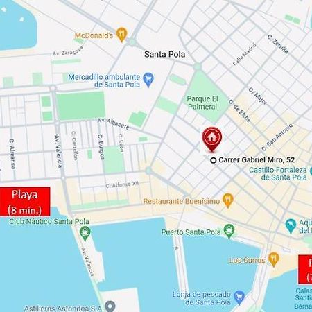 Céntrico apartamento con todo a estrenar en la playa Santa Pola Extérieur photo